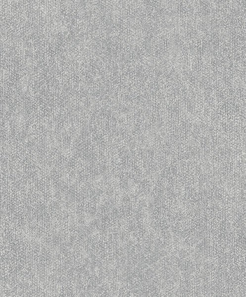 Everett Silver Distressed Textural Wallpaper