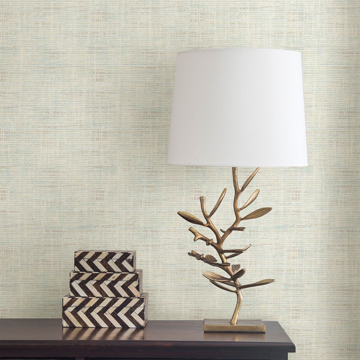 Leah Light Brown Texture Wallpaper