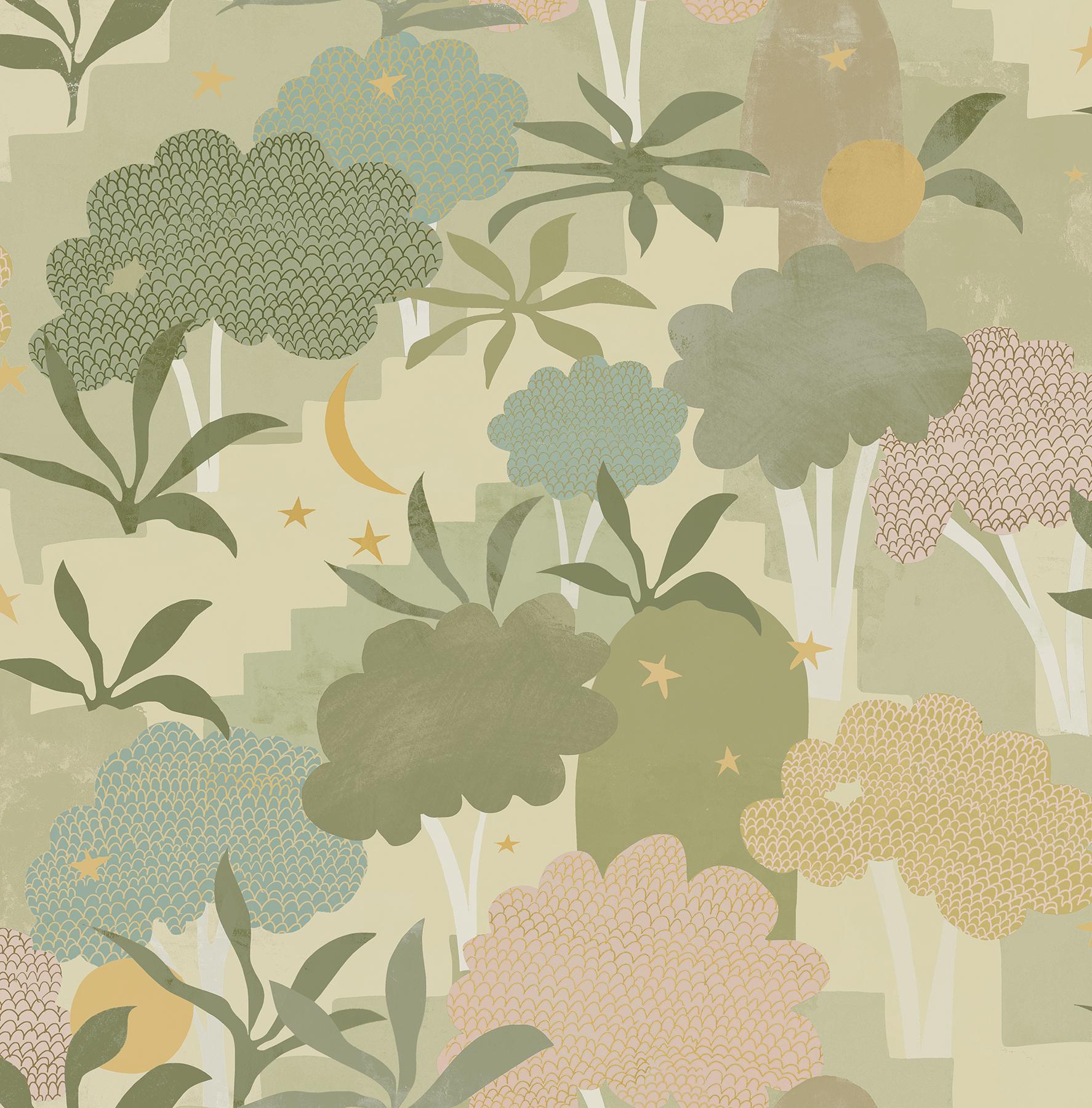 Alja Horvat Peel and Stick Wallpaper by NuWallpaper and Brewster