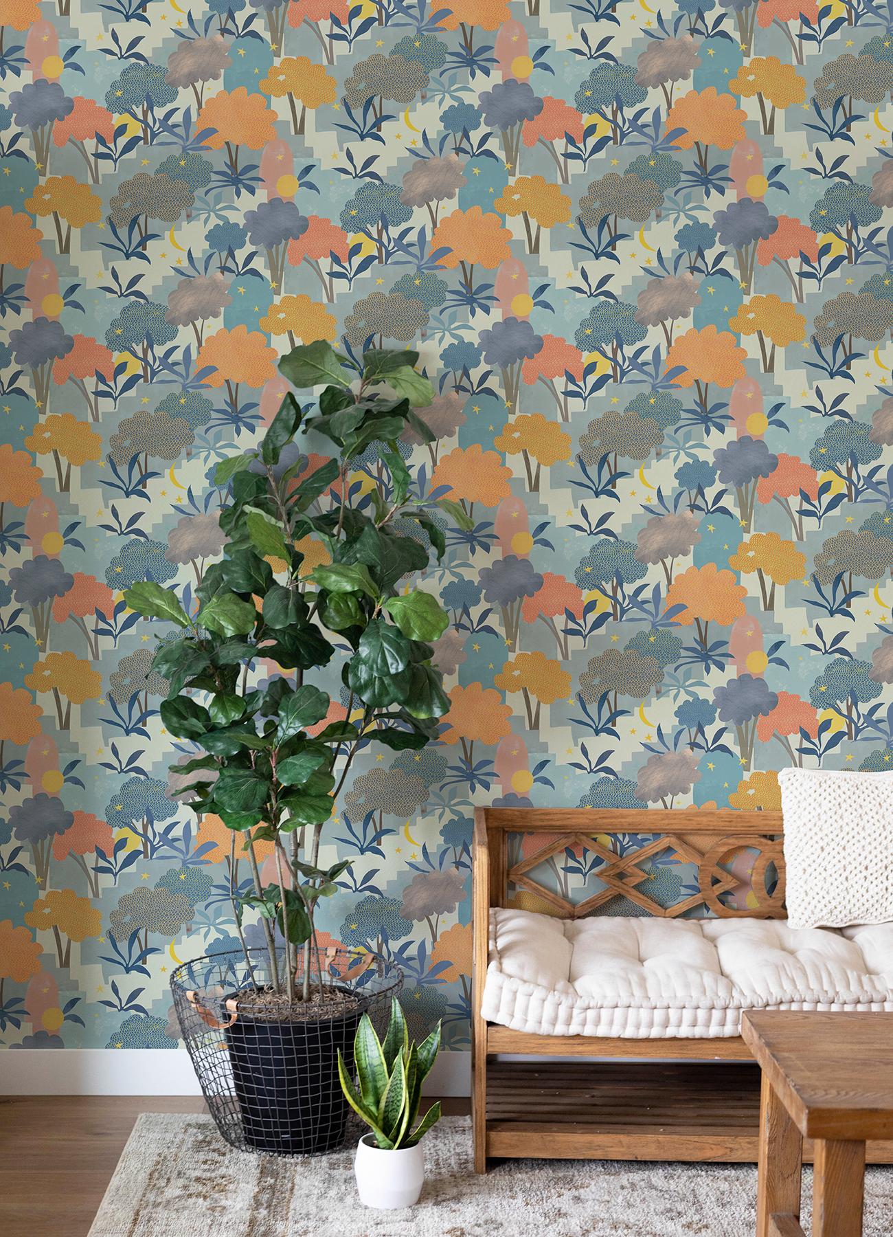 Alja Horvat Peel and Stick Wallpaper by NuWallpaper and Brewster