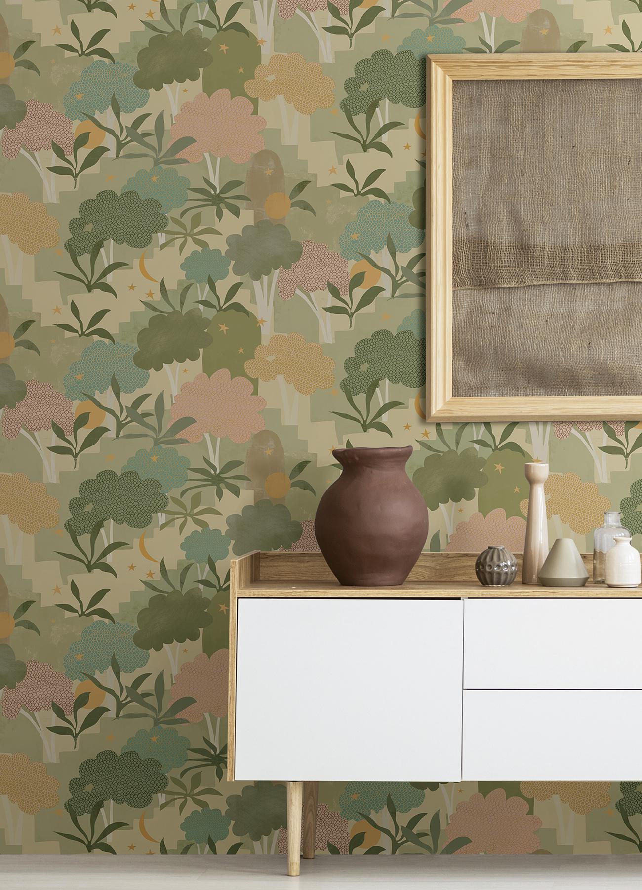 Alja Horvat Peel and Stick Wallpaper by NuWallpaper and Brewster