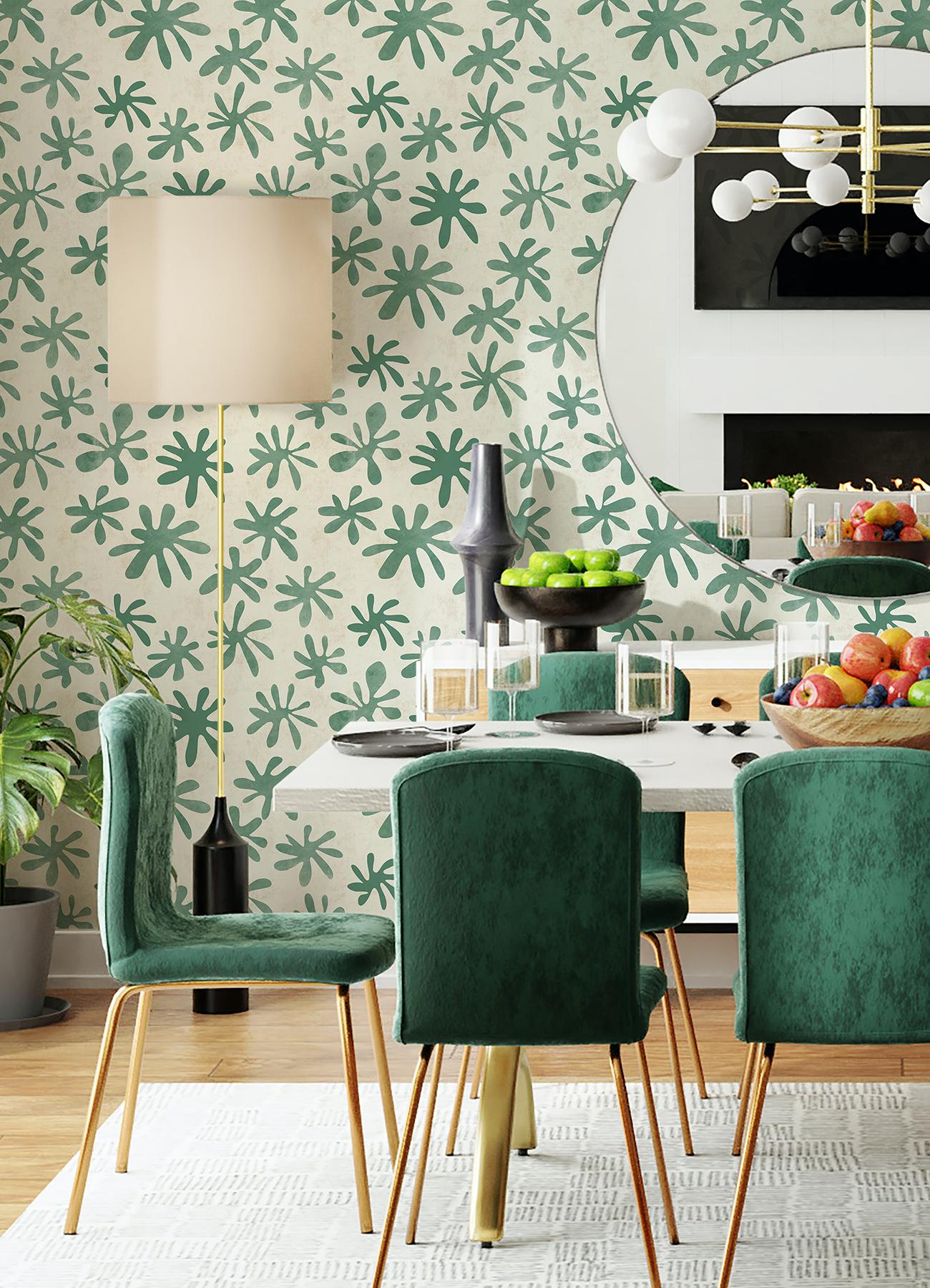 Alja Horvat Peel and Stick Wallpaper by NuWallpaper and Brewster
