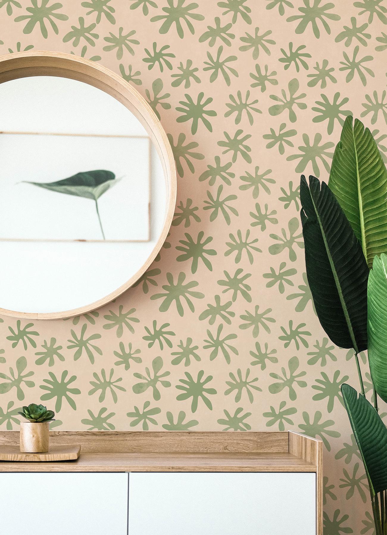 Alja Horvat Peel and Stick Wallpaper by NuWallpaper and Brewster