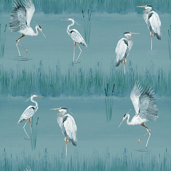 Gerald Blue Heron River Wallpaper