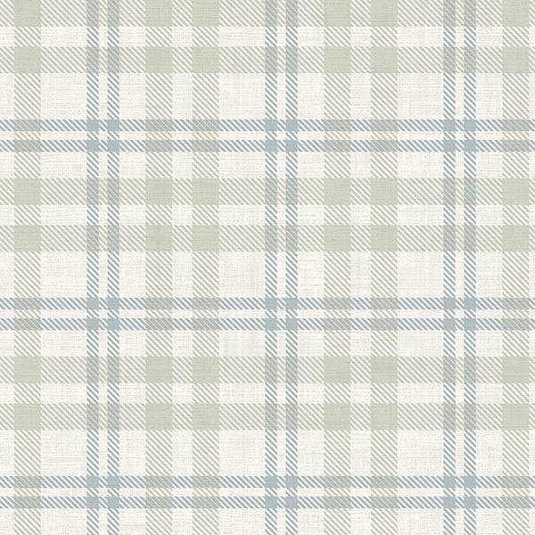 Corrine Neutral Countryside Check Wallpaper