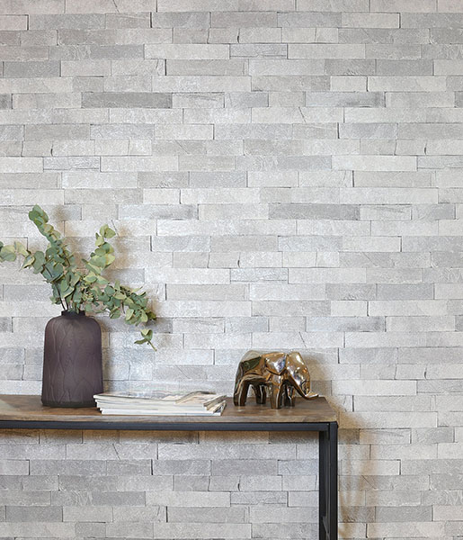 Mortimer Grey Brick Wallpaper