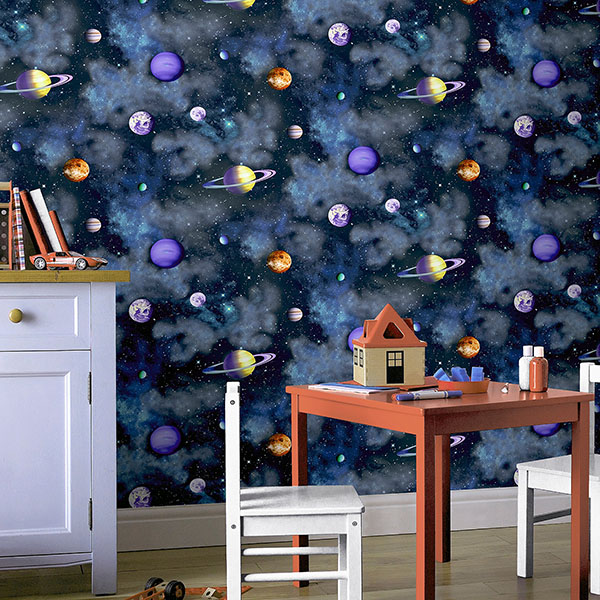 Albert Blue Cosmos Wallpaper