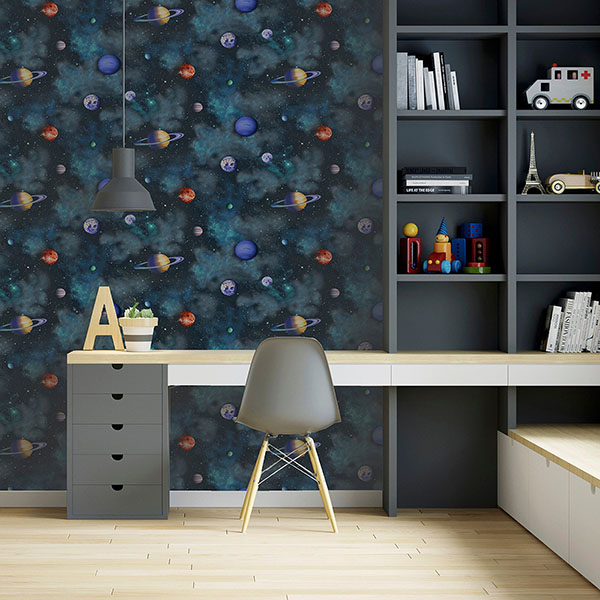 Albert Blue Cosmos Wallpaper