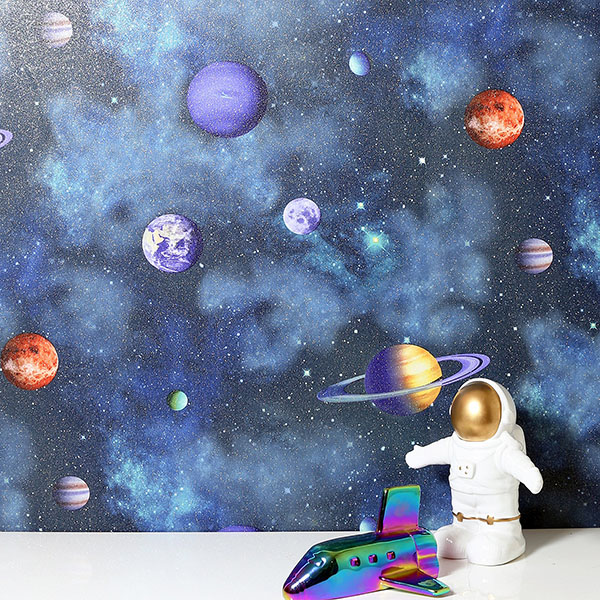 Albert Blue Cosmos Wallpaper