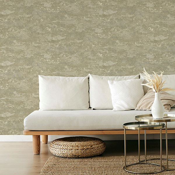 Mercer Neutral Patina Wallpaper