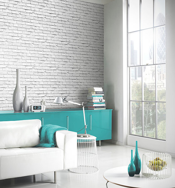 Abner Dove Brick Wallpaper