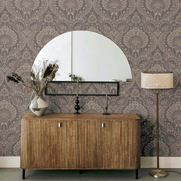 Berenice Rose Gold Luxe Wallpaper
