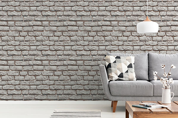 Horace Neutral Brick Wallpaper
