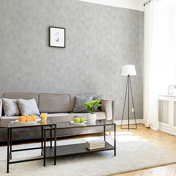 Victor Grey Plaster Wallpaper