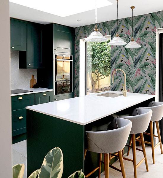 Miriam Grey Tropical Wallpaper