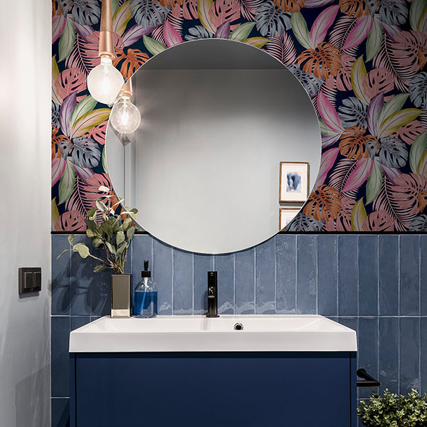 Vivette Multicolor Hot Tropic Wallpaper