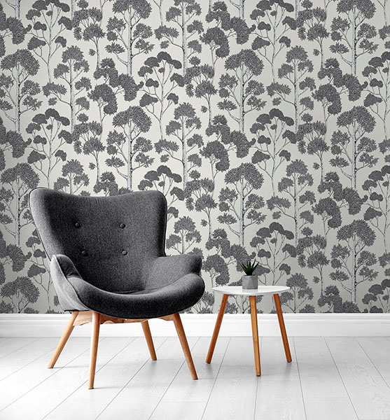 Blanche Silver Trees Wallpaper