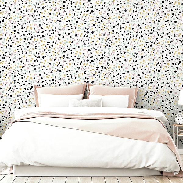 Floyd Multicolor Terrazzo Wallpaper