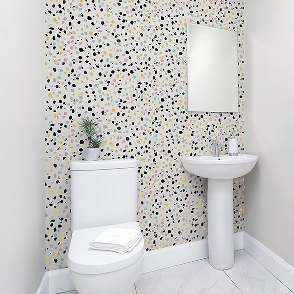 Floyd Multicolor Terrazzo Wallpaper