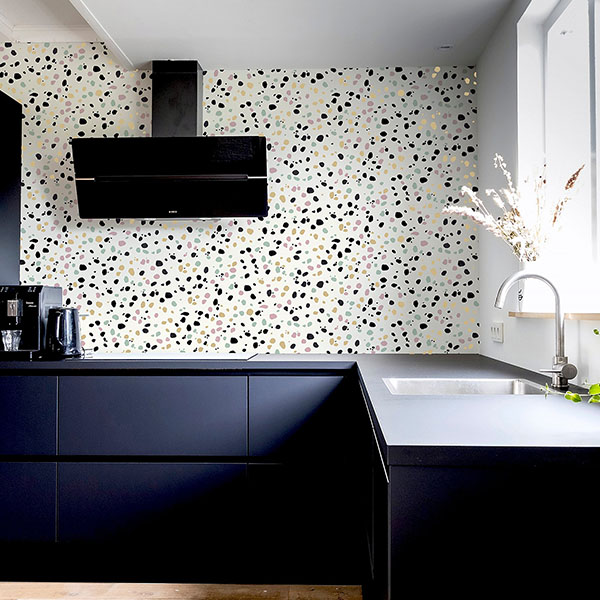 Floyd Multicolor Terrazzo Wallpaper