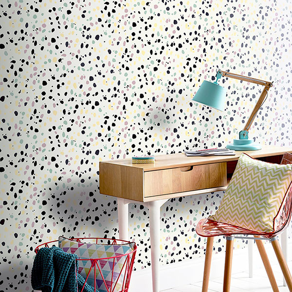 Floyd Multicolor Terrazzo Wallpaper