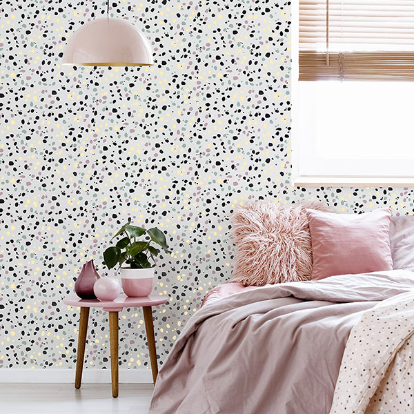 Floyd Multicolor Terrazzo Wallpaper