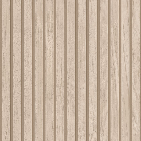 Panacea Beige Wood Wallpaper