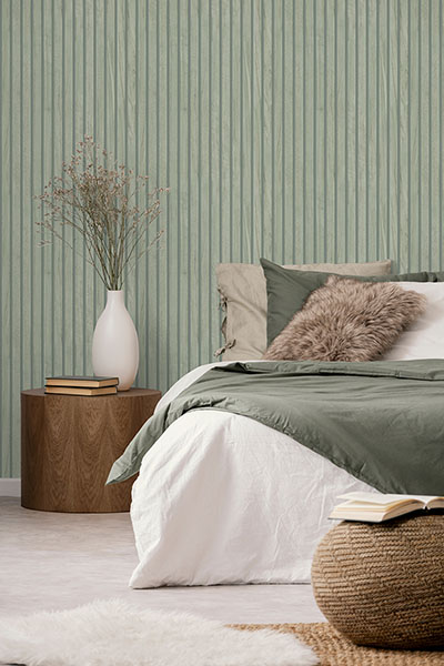 Panacea Sage Wood Wallpaper