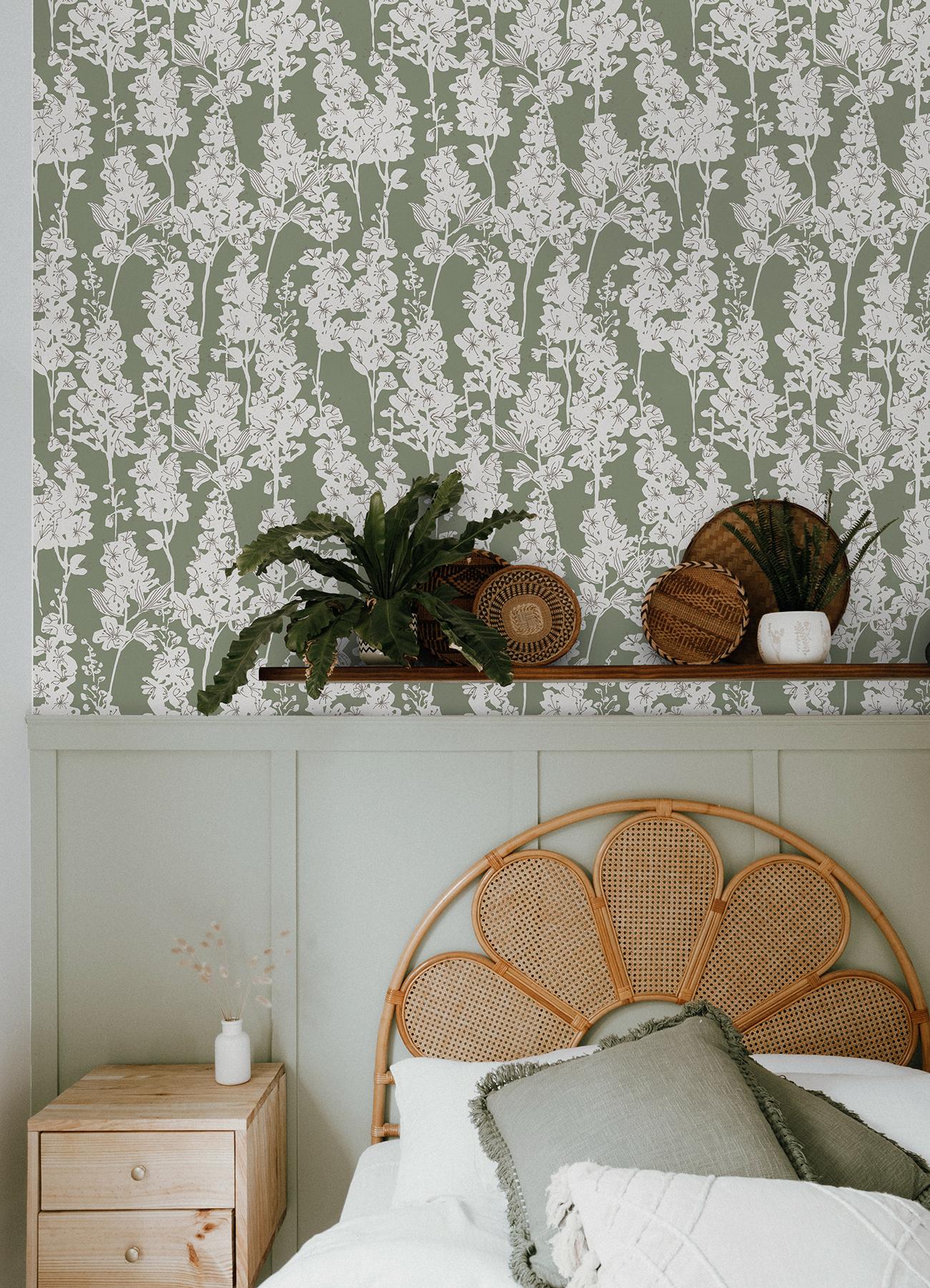 By Dylan M Peel and Stick Wallpaper by NuWallpaper and Brewster