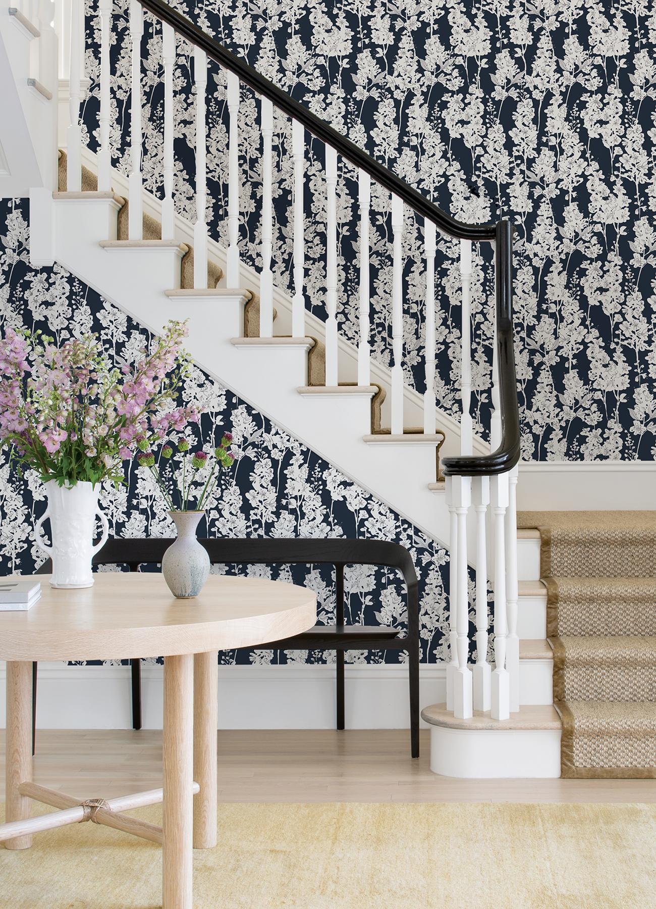 By Dylan M Peel and Stick Wallpaper by NuWallpaper and Brewster