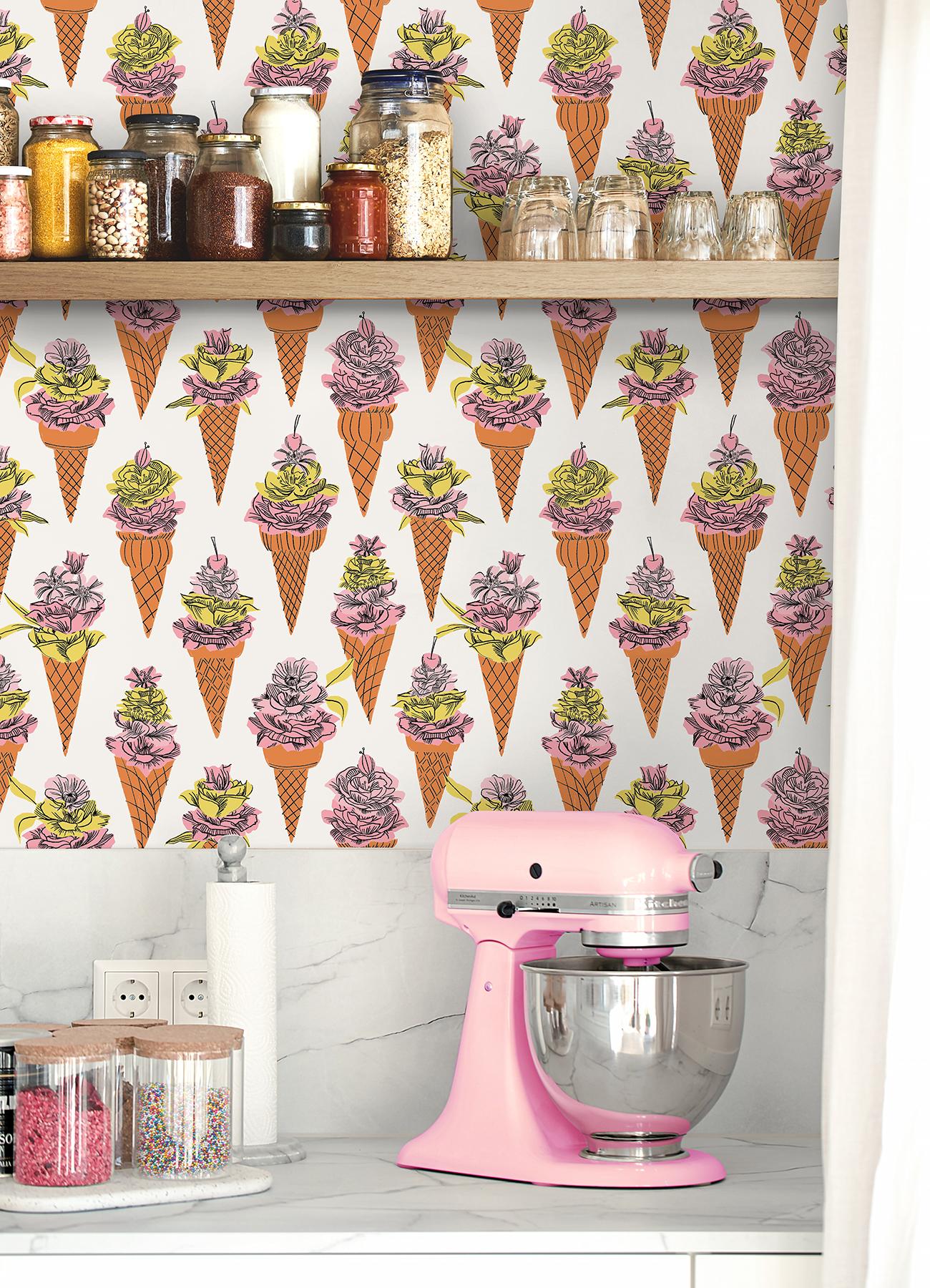 By Dylan M Peel and Stick Wallpaper by NuWallpaper and Brewster