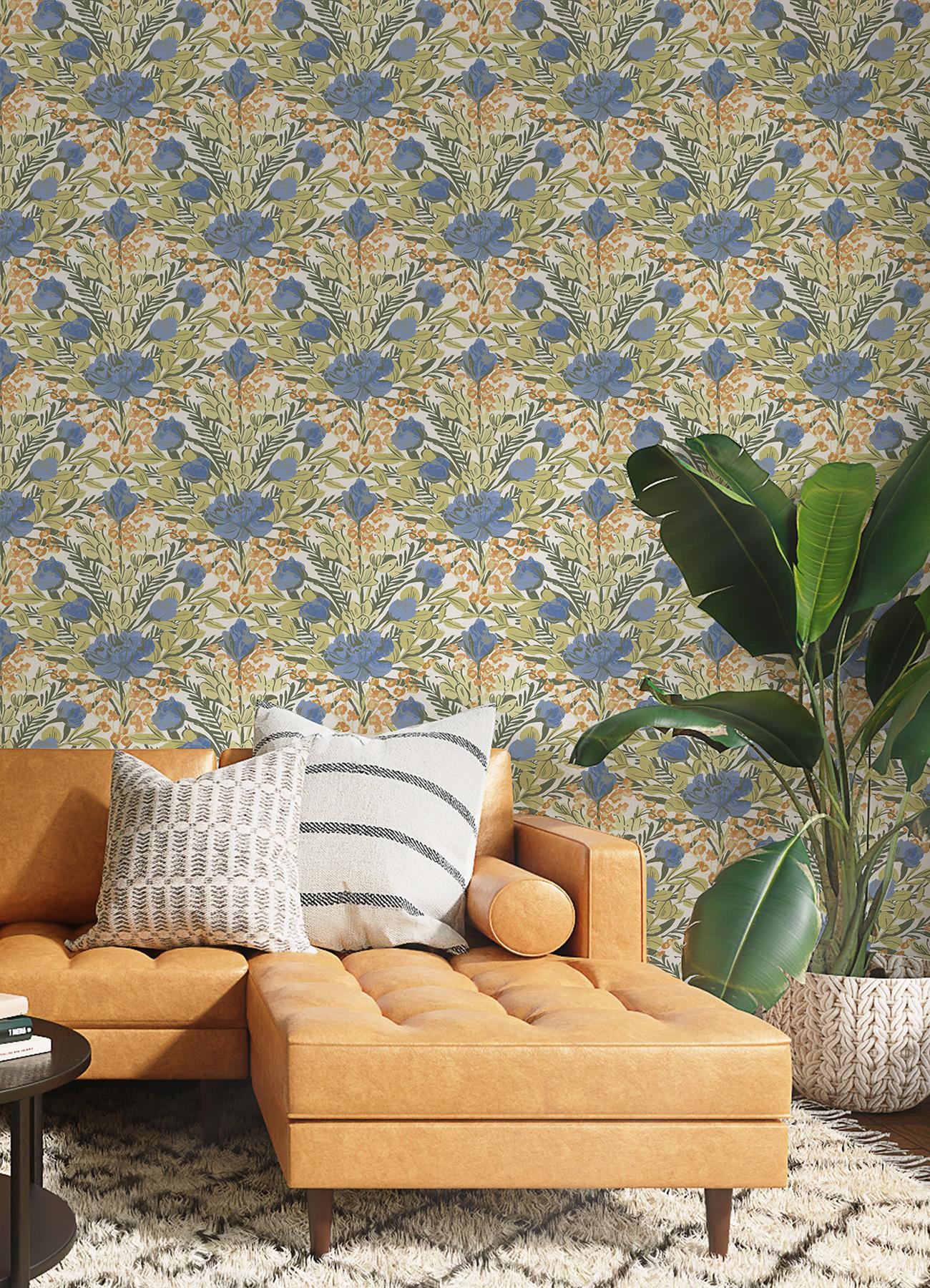 By Dylan M Peel and Stick Wallpaper by NuWallpaper and Brewster