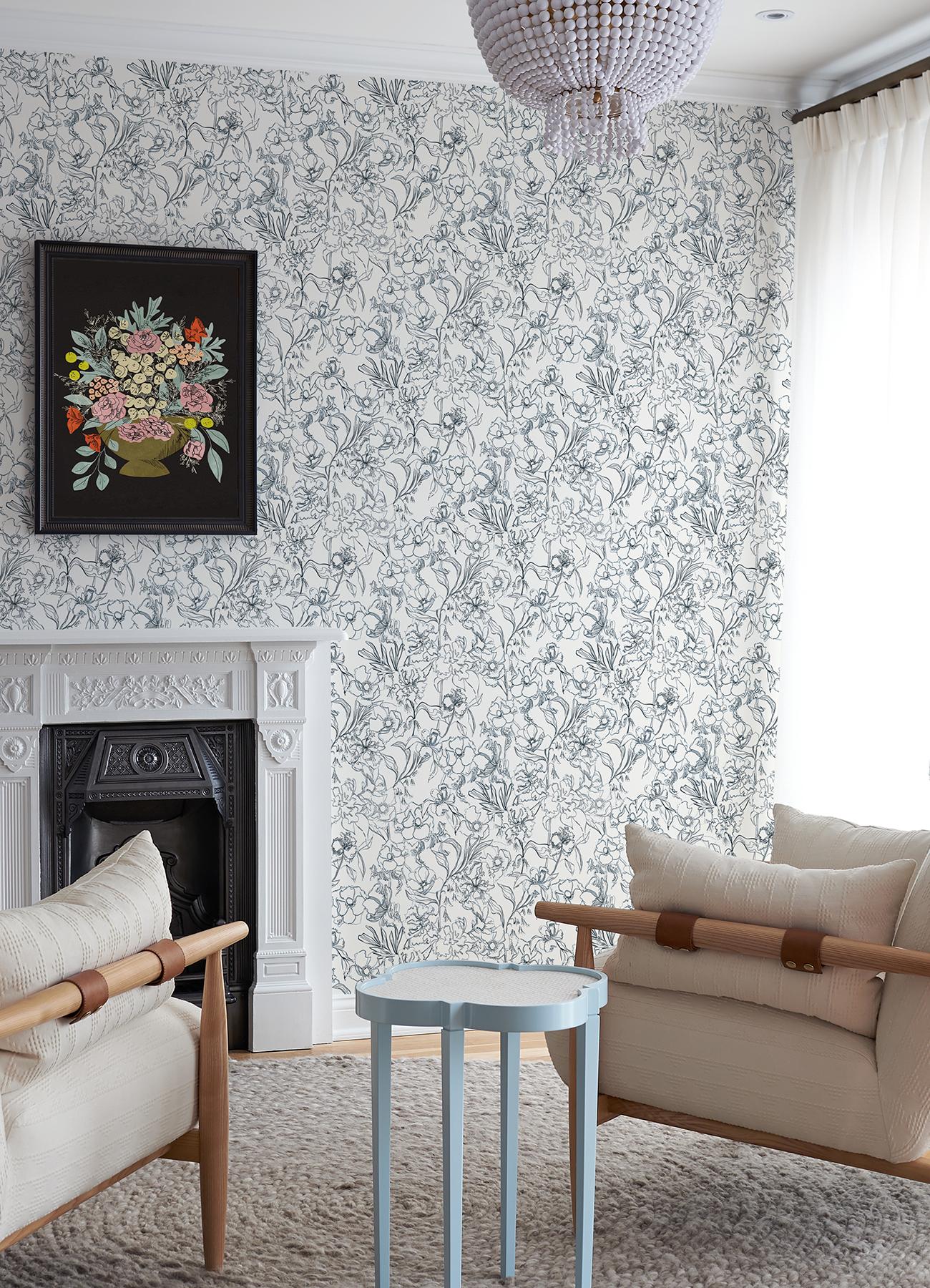 By Dylan M Peel and Stick Wallpaper by NuWallpaper and Brewster