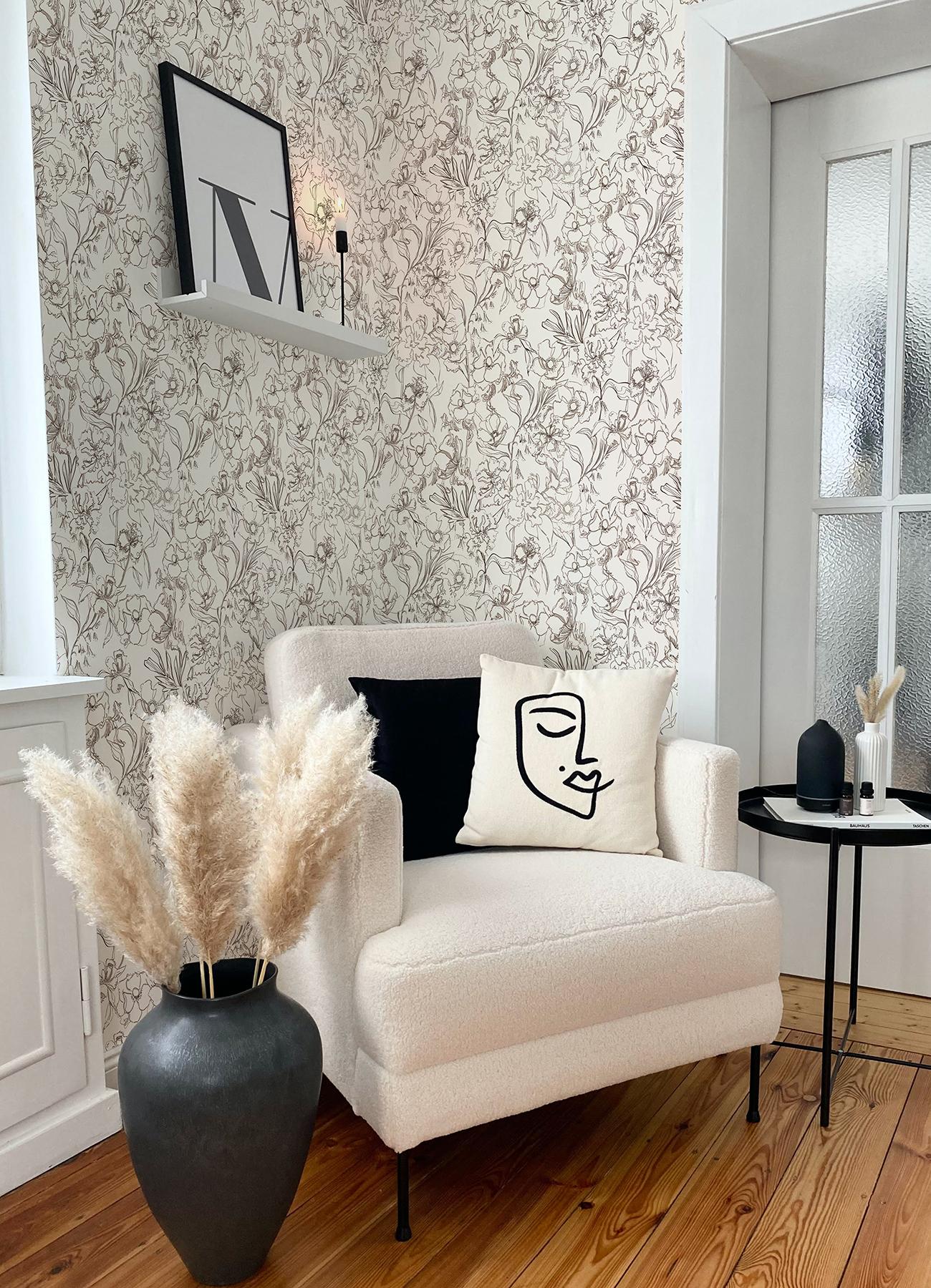 By Dylan M Peel and Stick Wallpaper by NuWallpaper and Brewster