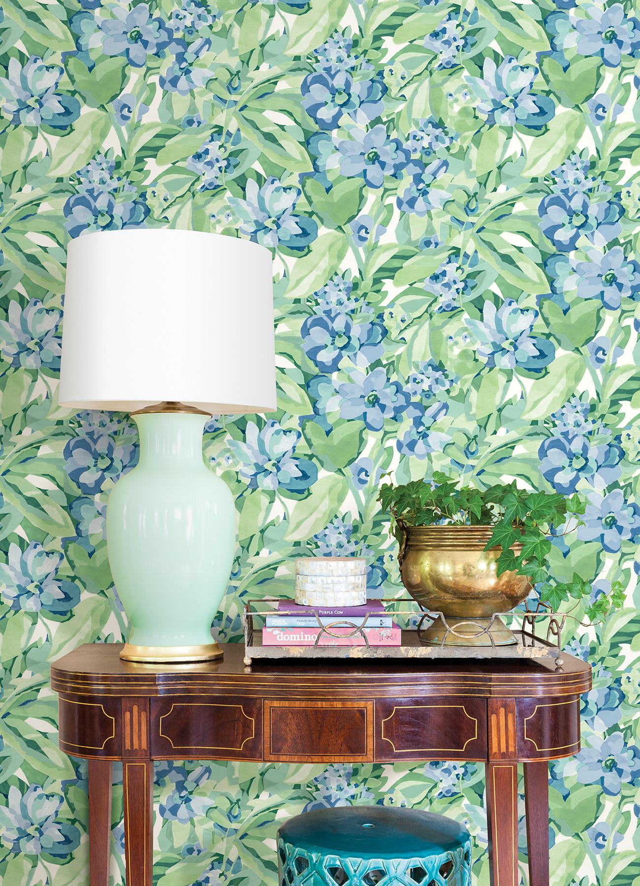Caroline et Bettina Peel and Stick Wallpaper by NuWallpaper and Brewster