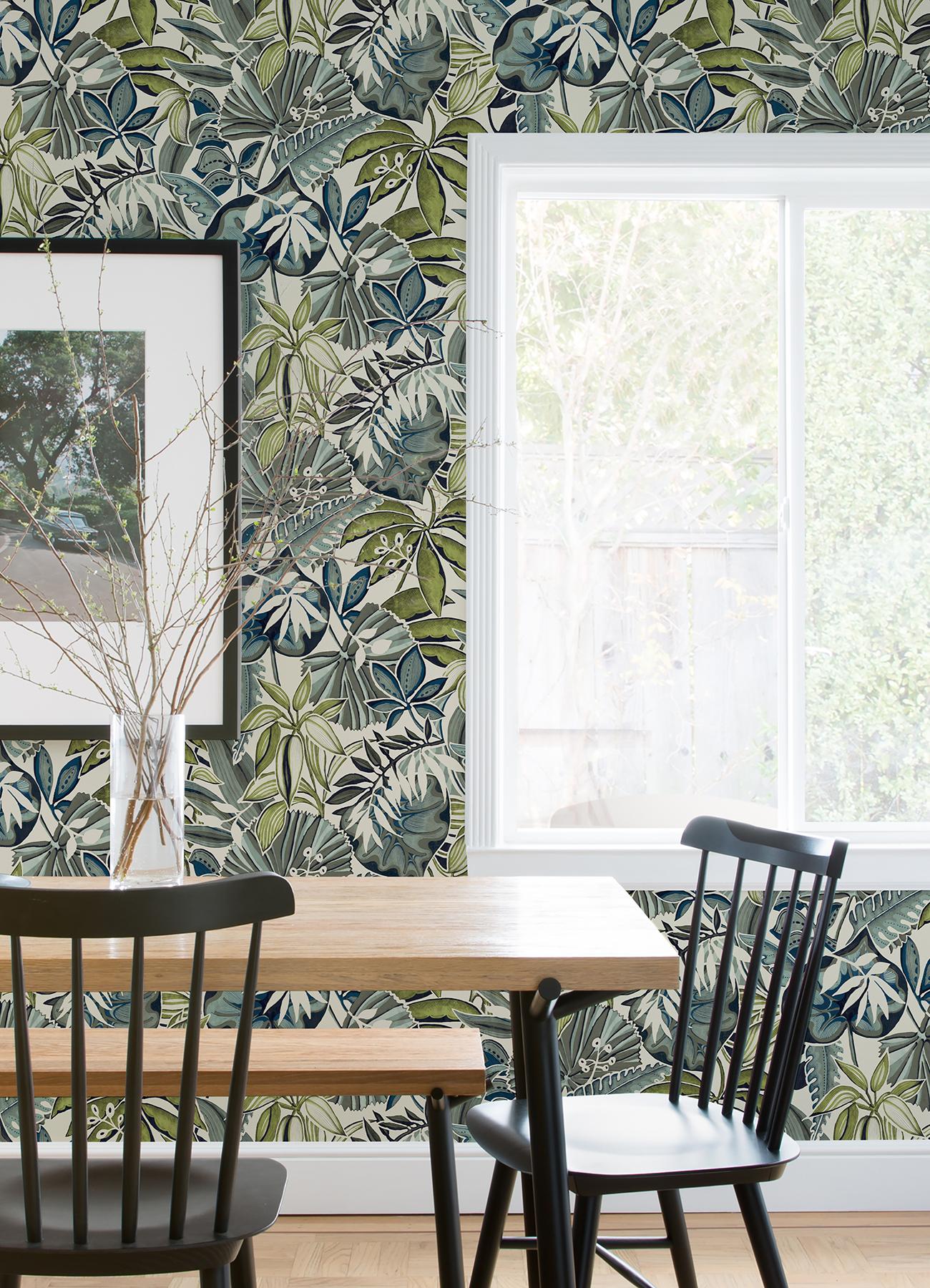 Caroline et Bettina Peel and Stick Wallpaper by NuWallpaper and Brewster