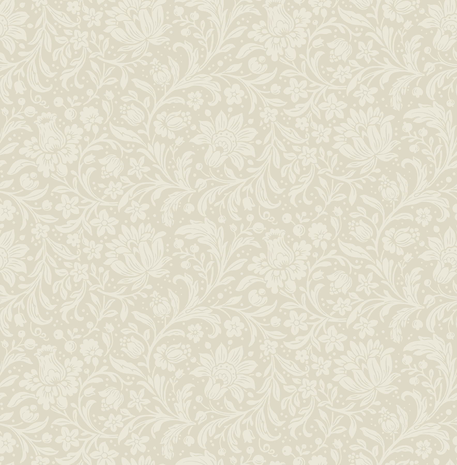 Hague Ivory Floral Trail Wallpaper