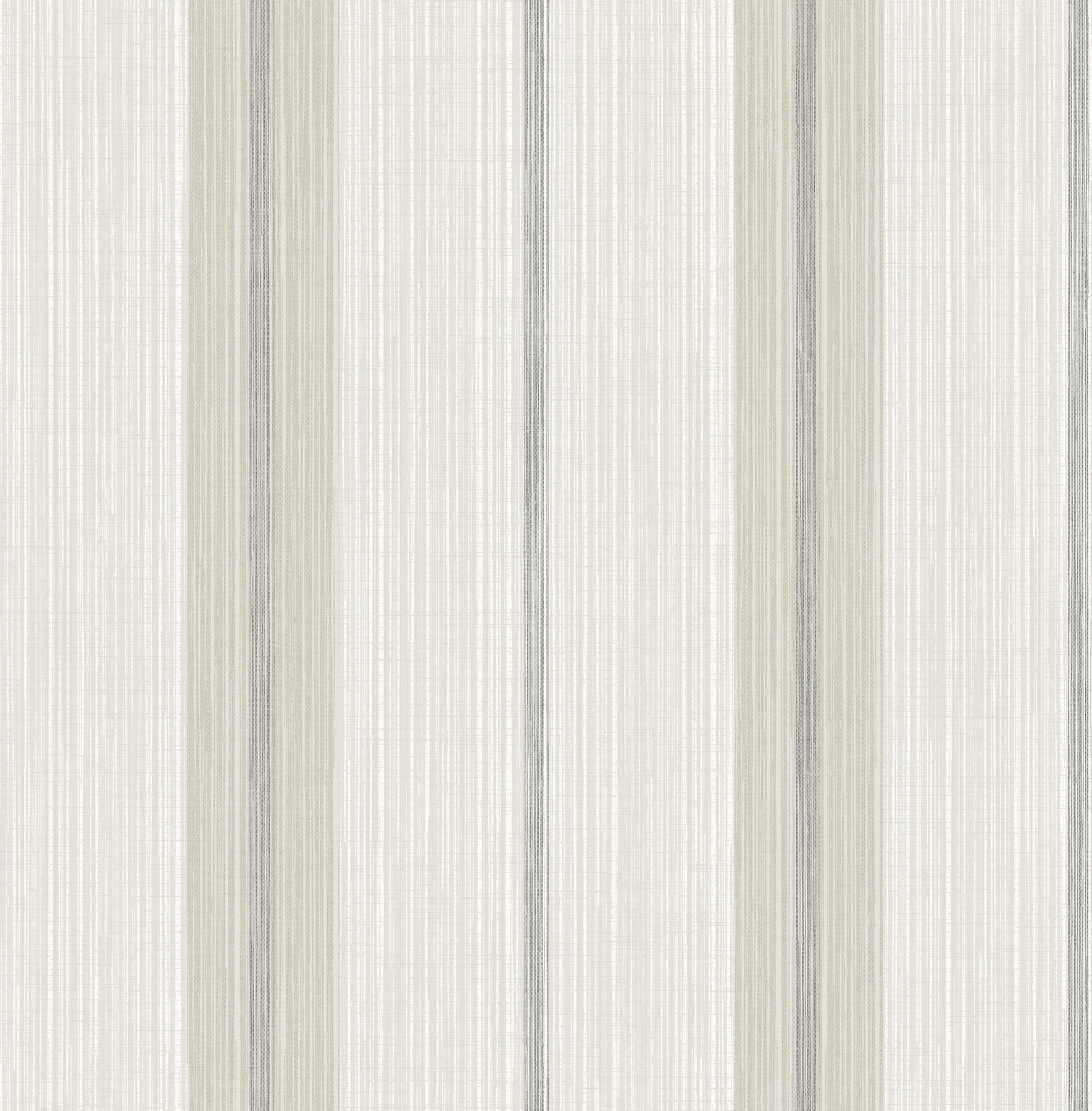 Ames Grey Linen Stripe Wallpaper