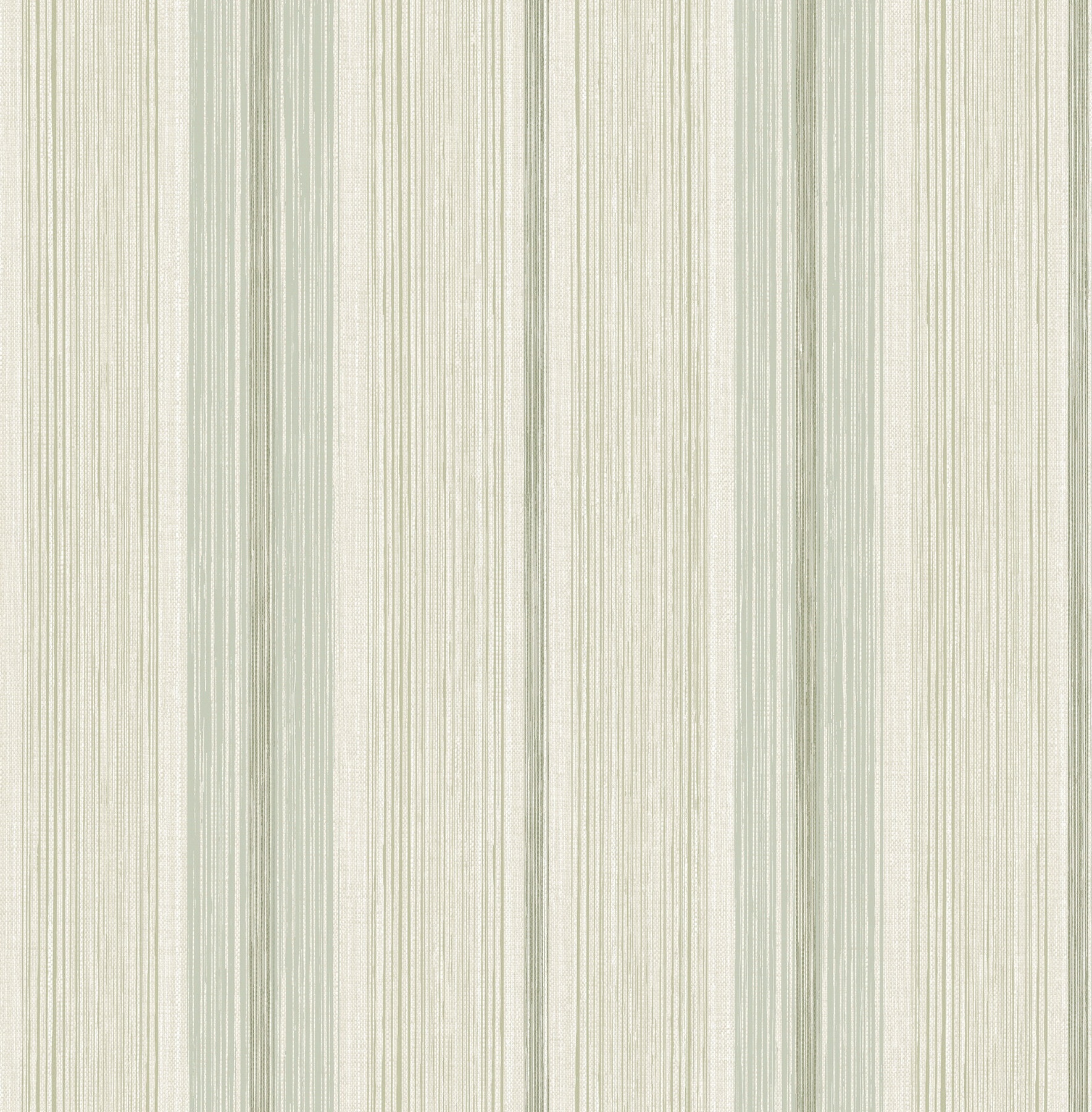 Ames Seafoam Linen Stripe Wallpaper