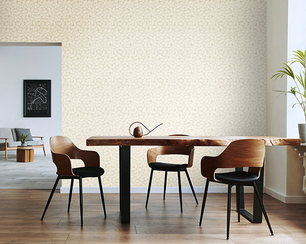 Elements Neutral Scribbled Arches Wallpaper
