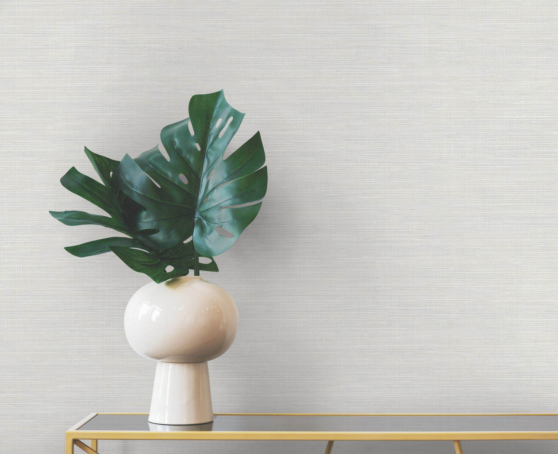 Winn Dove Faux Grasscloth Wallpaper