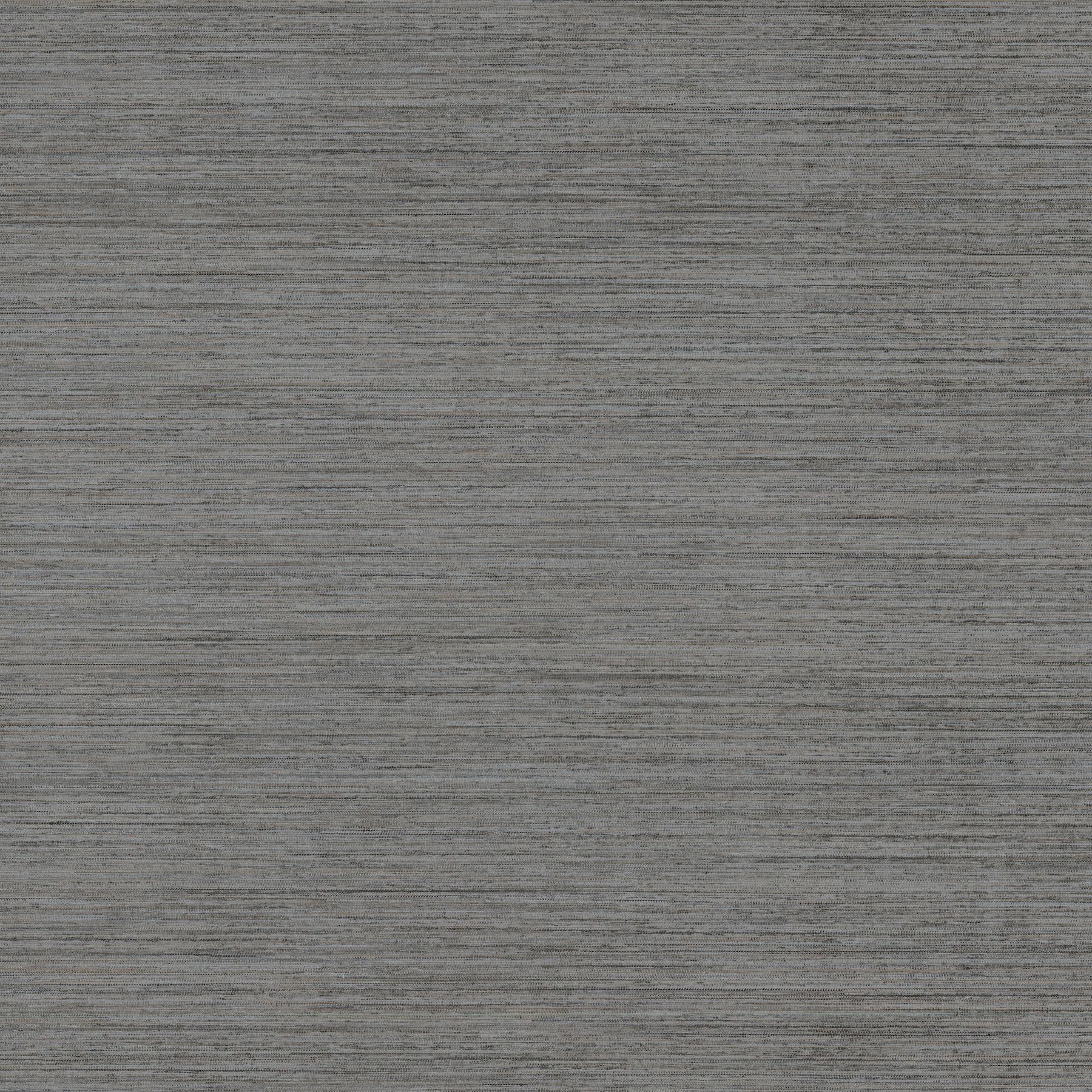 Nira Charcoal Fabric Weave Wallpaper