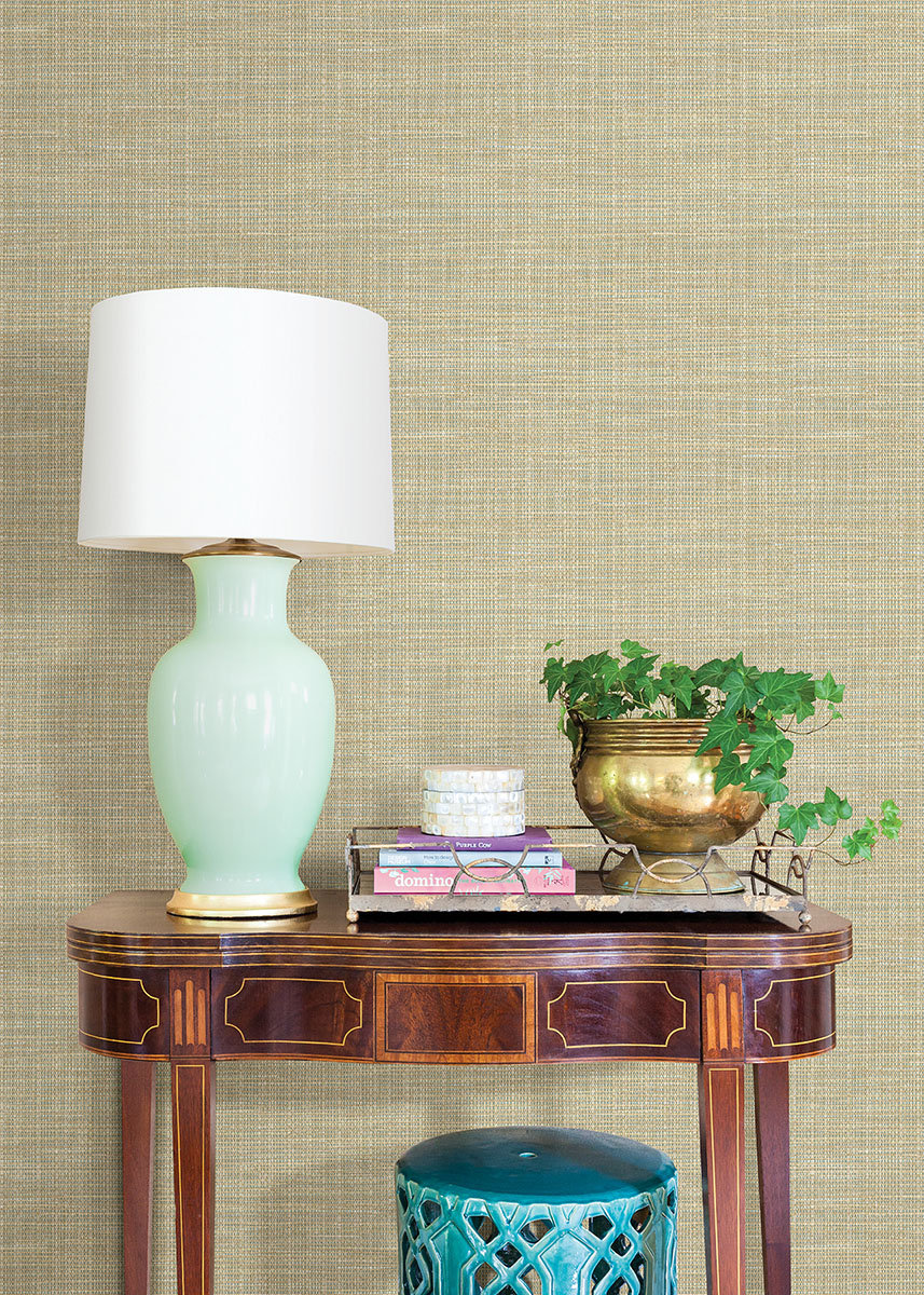 Kent Seafoam Woven Wallpaper