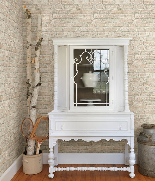 Arlington Rust Brick Wallpaper