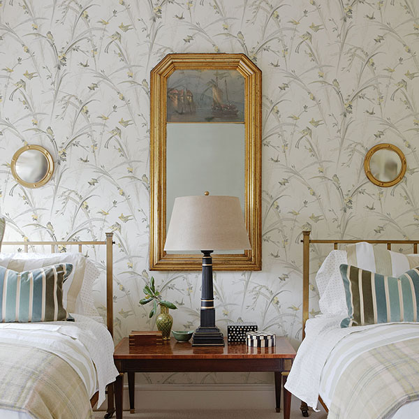 Meadowlark Yellow Botanical Wallpaper