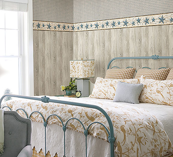 Heritage Blue Tin Star Border