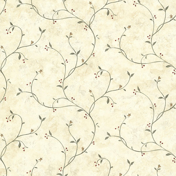 Kurt Beige Tin Star Trail Wallpaper