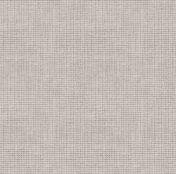Nimmie Grey Basketweave Wallpaper