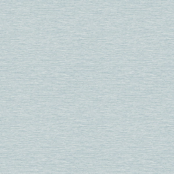 Gump Light Blue Faux Grasscloth Wallpaper