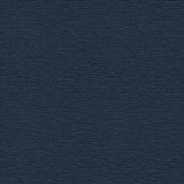 Gump Navy Faux Grasscloth Wallpaper